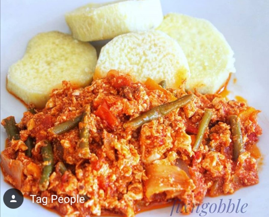YAM AND EGG SAUCE